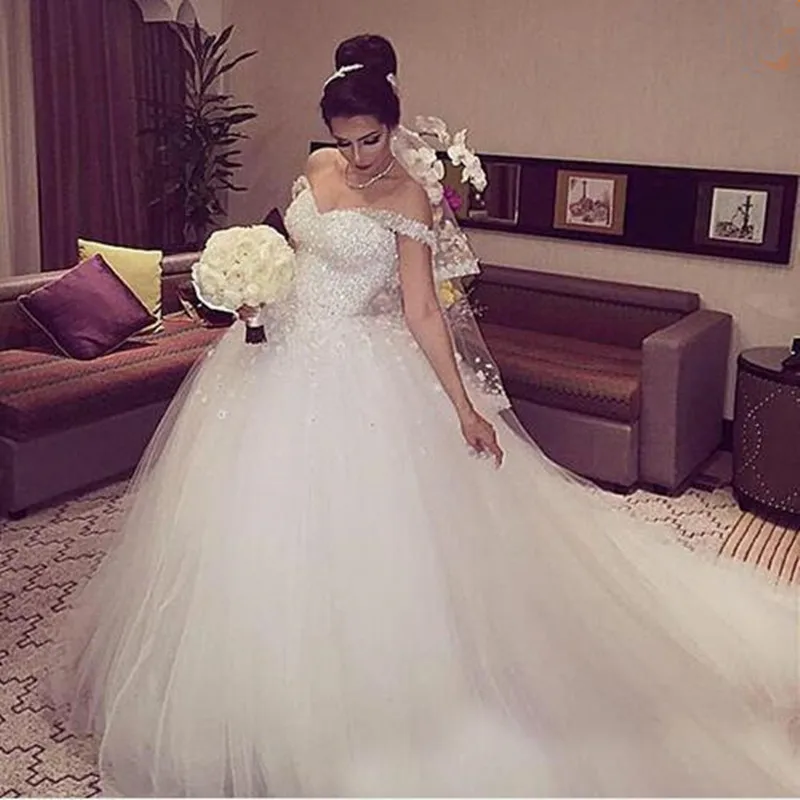 Арабское Африканское великолепное блестящее белое кружевное бальное платье
