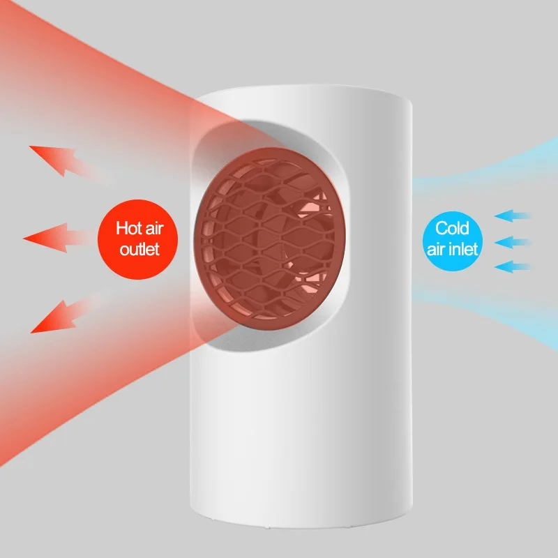 Электрический обогреватель маленький вентилятор для обогрева рабочего стола Модель горячего ветра портативная настольная теплая машина для дома и офиса