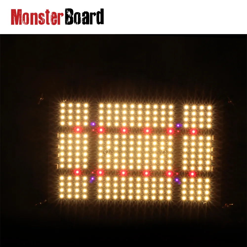 Шэньчжэнь Geeklight Monster Board Full Spectrum 120 Вт с регулируемой яркостью Led Grow Lights LM301H CREE 660NM ИК