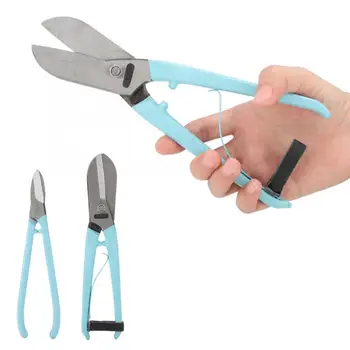 

Metal Plier Cutter Handcraft Jewelry Gold Sliver Copper Processing Crafts Tool Hademade Blue Handle Spring Pliers Jewelry Toolsi