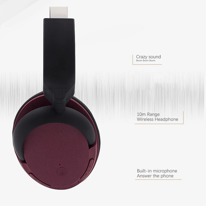 Bluetooth Наушники Hi-Fi на ухо с микрофоном драйвер Складная Беспроводная гарнитура проводные и беспроводные наушники для сотовые телефоны, планшеты
