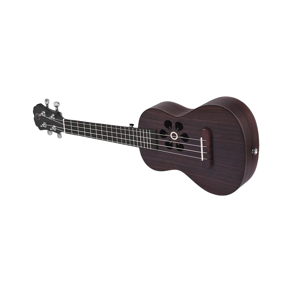 Populele S1 2" Умная концертная укулеле Uke палисандр поддерживает приложение обучения Bluetooth соединение ABS гриф с светодиодный светильник