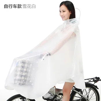 

Bicycle Adult Rain Coat Women Outdoor Transparent Motorcycle Hooded Womens Raincoat Stylish Windbreaker Women Rain Gear Y032