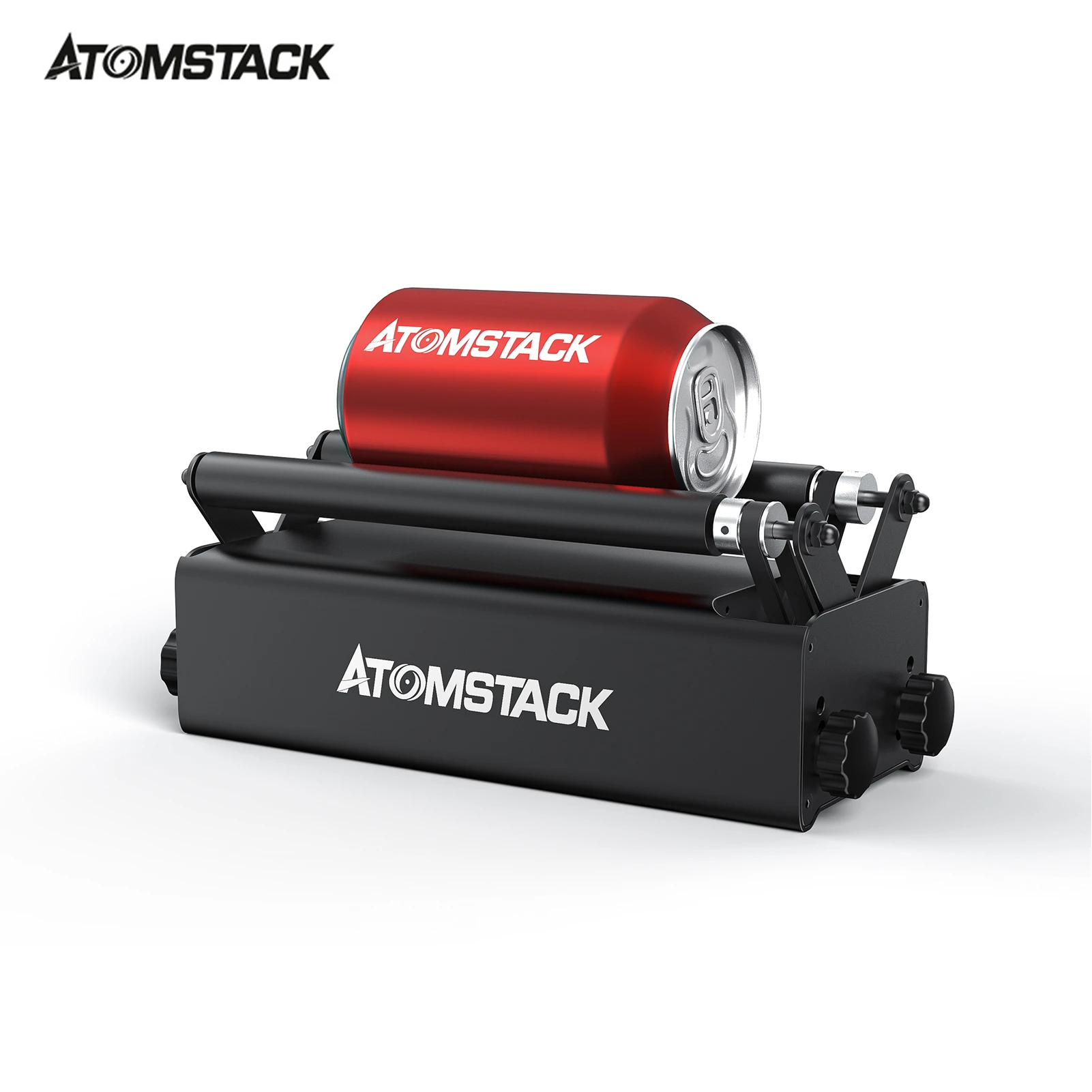 led print head ATOMSTACK R3 Roller for Cylindrical Objects 360° Rotating Engraving Axis 8 Angle Adjustments Engraving Diameter As Small As 4MM head printer