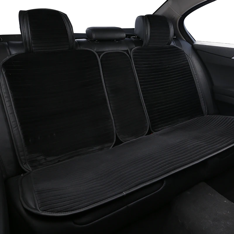 Artificial plush car seat cover rear seat part car seat cushion suitable for universal luxury car interior 5/7 seats
