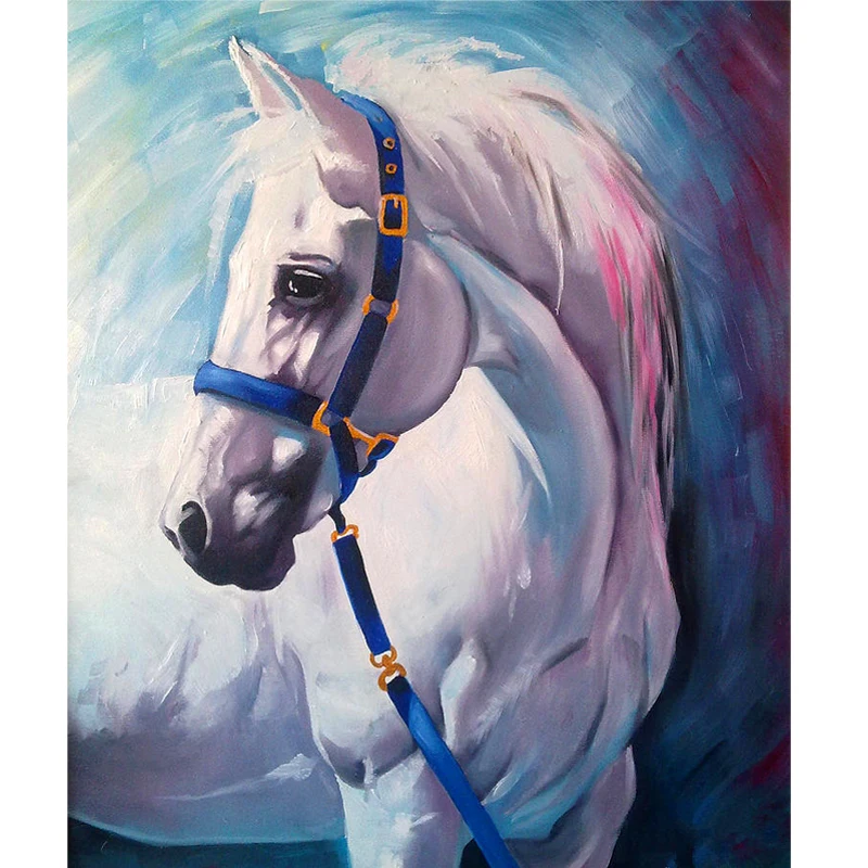 

Frameless Diy Painting By Numbers Paint Horse Picture For Home Decor For Living Room 4050cm Drop Shipping