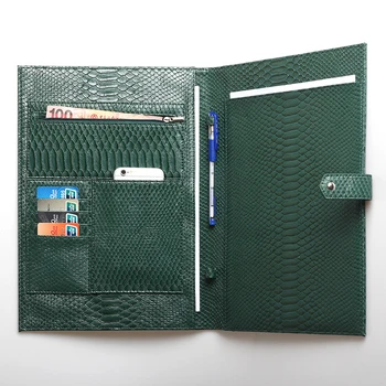 

Ostrich Leather Mobile Phone Card Holder Embossed Crocodile Leather Phone Wallet Python Leather Pouch With Office Phone Bag