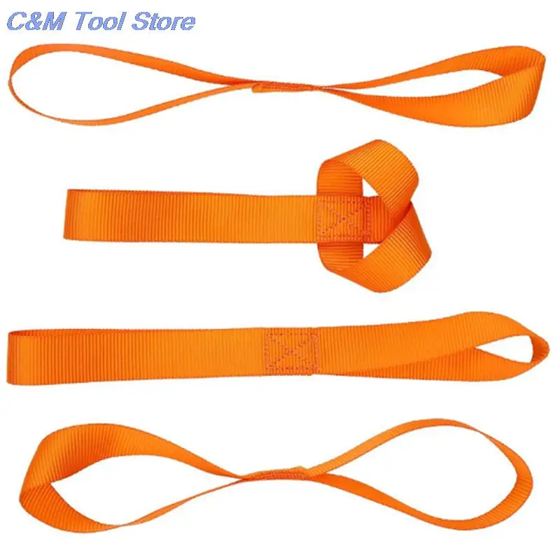 1/4Pcs ATV hook belt Endless webbing Motorcycle Tie Downs Luggage Bandage Soft For Car Motorbike Loops Straps Multipurpose strap cargo straps luggage strap cargo tie down strap tie down straps lashing strap