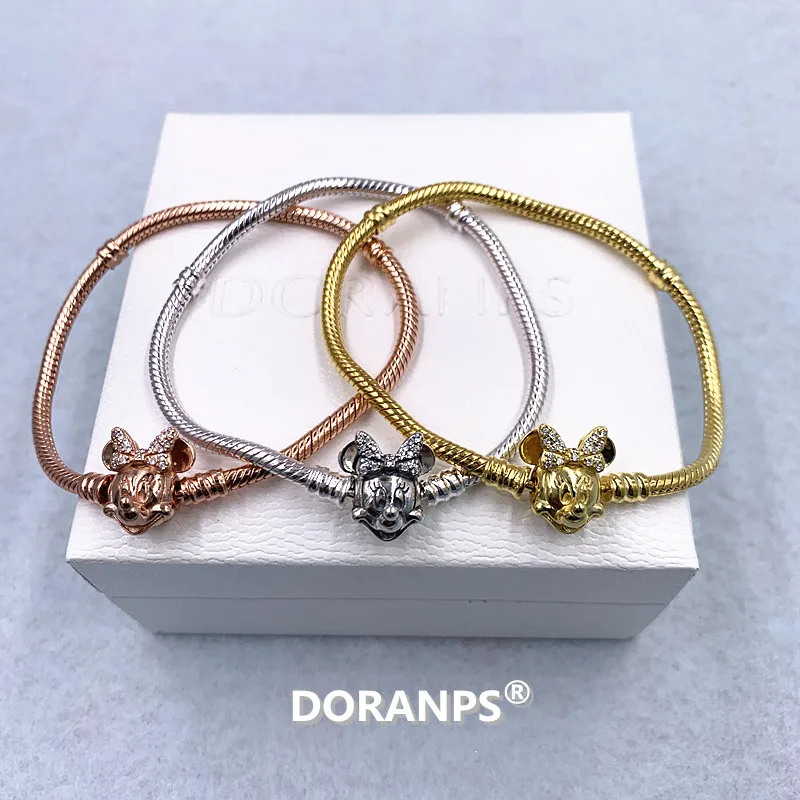 Хорошее ювелирное изделие, doranps, серебро 925, браслеты с подвесками, женский браслет, рождественские подарки, 1pz