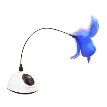

Cat Toy Mouse Double Effect Electric Cat Toy Feather Rotating Laser Pet Toy Fun Exercise Kitten Cat Toy