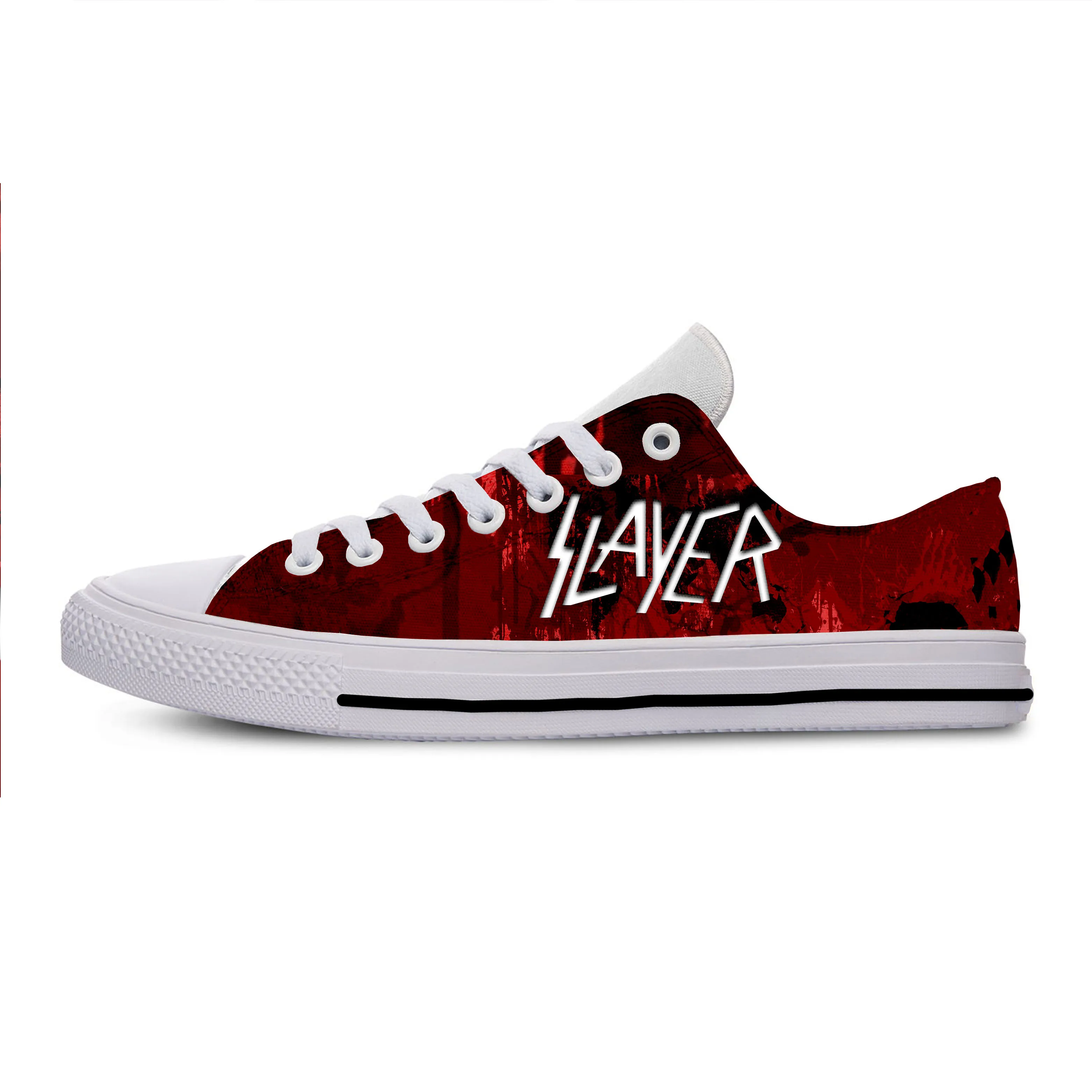 metal band Slayer 4 Модные 3D кроссовки для мужчин/женщин, высокое качество, 3D печать, металлическая лента, Slayer, повседневная обувь - Цвет: metal band Slayer 4