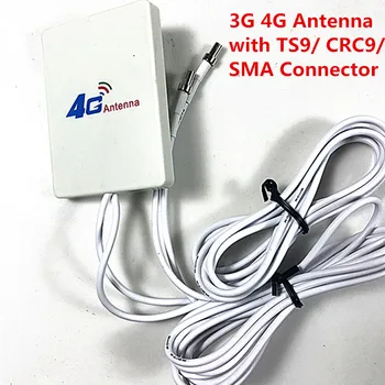 

3M cable 3G 4G LTE Antenna External Antennas for Huawei E8372 E3372 E5573 ZTE 4G LTE Router Modem with TS9/ CRC9/ SMA Connector