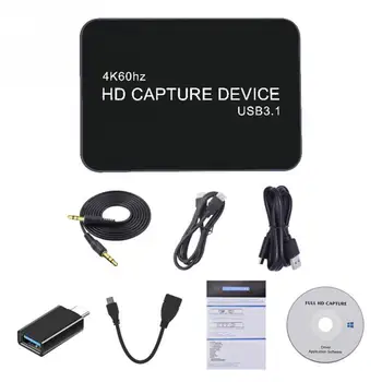 

Universal Game Grabber Live Streaming HD 1080P HDMI To USB 3.0 Video Capture Card Mini Converter Broadcast Aluminum Alloy Record