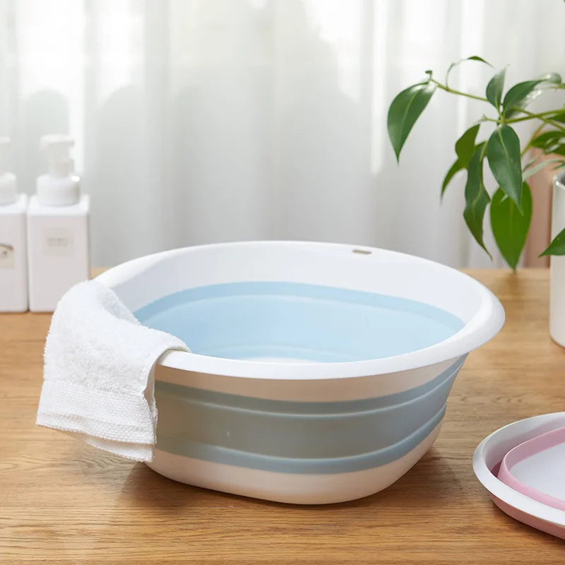 Multi-Purpose Folding Collapsible Wash Basin Folding Basins Portable Basin for Washing Bathbasin Bucket Car Washing Ourdoors