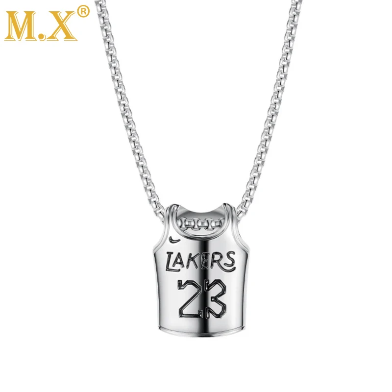 

Ожерелье из баскетбольной Джерси для мужчин и женщин, длинная цепочка из нержавеющей стали в стиле хип-хоп, модное ожерелье из титановой стали g2021