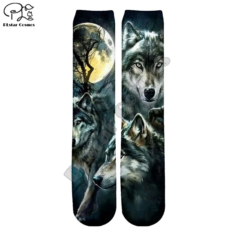 

PLstar Cosmos Amazing Beautiful Animal 3D Printed Cotton Socks Colorful Brand Warm Stocking Unisex Fashion Casual Sock Style-A7