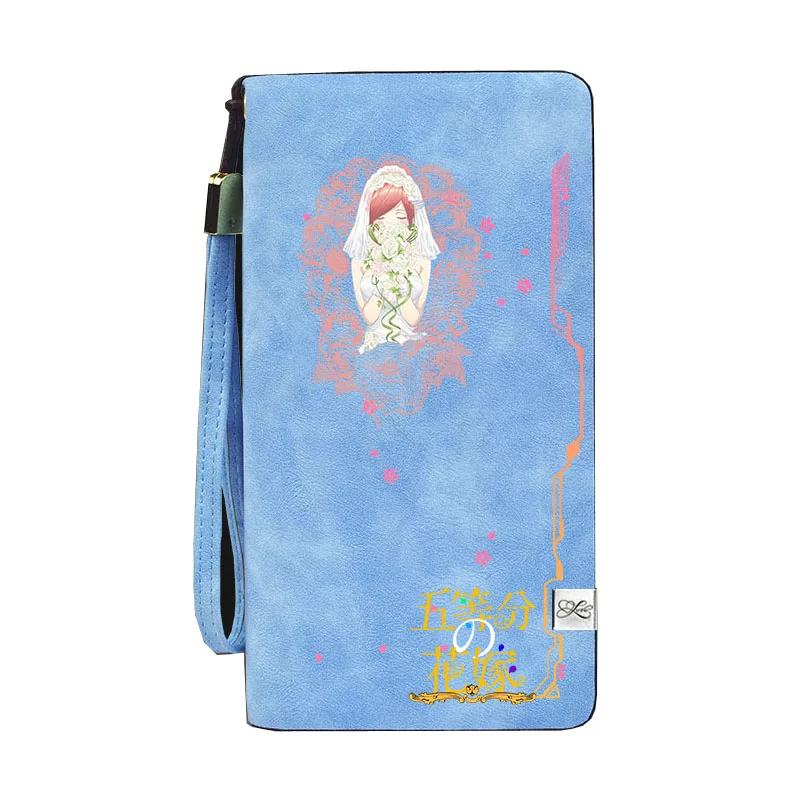 Quintuplets женские портмоне из искусственной кожи короткий кошелек Kawaii ID Card Holder Nakano Miku Money Phone сумки