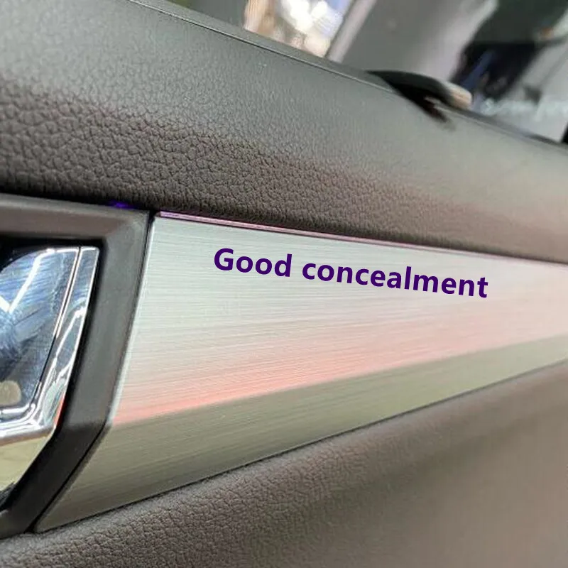 LED Car Lights LED Lights LED Atmosphere Lamp LED Car Decorative Lights LED Car Decoration Lamp Car Ambient Lights LED Atmosphere Lighting LED Interior Lights Car Interior Lamp Auto Interior Decorative Atmosphere Lamp Acrylic Optic Fiber Lights RGB Ambient Light Sound Control With 12V Cigarette Lighter