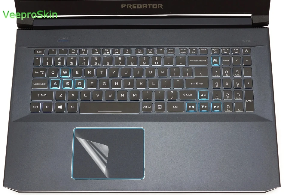 2Pcs Matte Touchpad Custodia Protettiva Pellicola Sticker Protector Per Acer Predator Helios 300 17 17.3 "2019 Ph317-53 Touch Pad