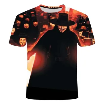 

2019 Summer Newest Clown 3D Printed T Shirt Men Joker Face Casual Male tshirt Clown Short Sleeve Funny T Shirts Tops tee