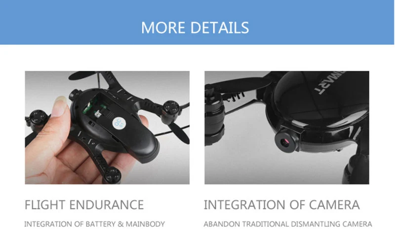 Умный Карманный RC игрушка Дрон M7S 2,4G anticollision wifi FPV Квадрокоптер отношение удерживать вертолет с HD камерой