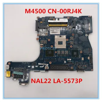 

High quality For Precision M4500 Laptop motherboard CN-00RJ4K 00RJ4K 0RJ4K NAL22 LA-5573P 100% working well