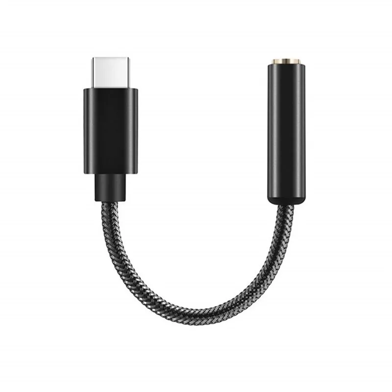 USB Type C to 3 5mm Digital Audio Cable With HI Res DAC Chip Female Headphone Gold Plated Jack Adapter USB C to Aux Audio Cable