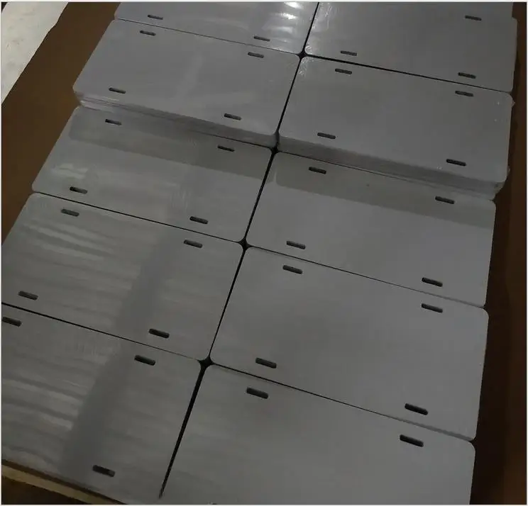 Factory Price!! 50pcs/lot Sublimation Blank Metal Car Number Plate For Dye Printing Transfer DIY | Компьютеры и офис