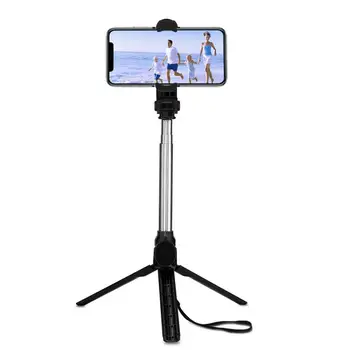 

Multi-function Extendable Wireless Bluetooth Remote Selfie Stick Tripod Holder Mount For IOS Android Universal Tablet Stand