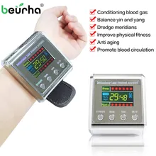 Бытовой 650 нм лазер физиотерапия запястье диод LLLT для лечения диабета гипертония часы для диабетиков терапия синусита