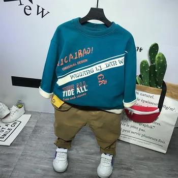 

Children Boys Clothes Spring Autumn Kids Boys T-shirts + pants boys Outfits Set 2pcs suit baby boy clothes set 2-6year