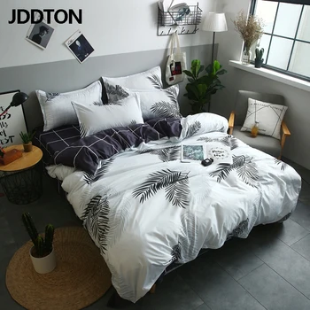

JDDTON 2020 New Double sided Useful Bedding Set Beautiful and Concise Style Bed Linings Duvet Pillowcase Cover Bed Sheet BE008