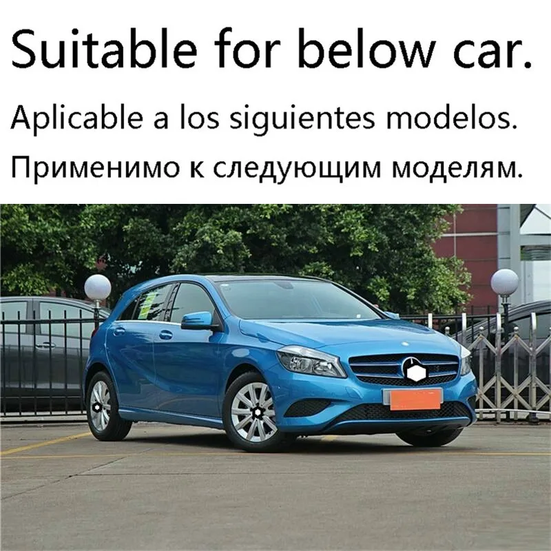 Внутренние модифицированные автомобильные хромированные молдинги Отделка частей модификация яркие блестки 13 14 15 16 17 для Mercedes Benz A класс