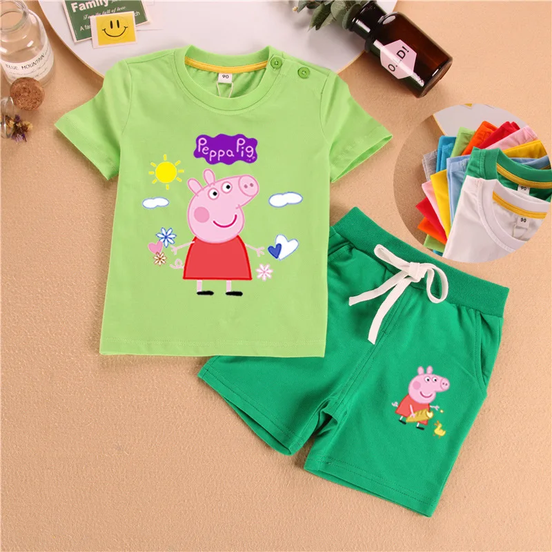 Clothes Peppa Pig Boys Clothes Baby Kids Sets Children Chase Rocky