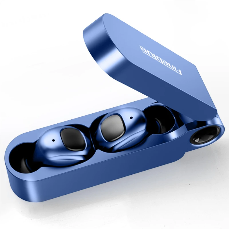 50 шт. TWS Bluetooth наушники IPX5 Водонепроницаемая беспроводная гарнитура HD стерео спортивные наушники для бега IOS Andriod через DHL - Цвет: Blue