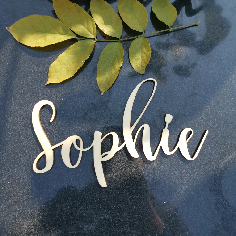 Personalized wooden name signs  Personalized Name Sign, Letters Decor for Wedding Table or Baby Name in a Nursery Letters