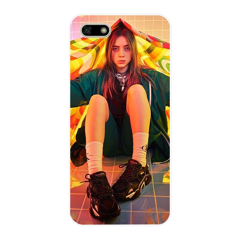 16AA Billie Eilish Girl Мягкий Силиконовый ТПУ чехол для телефона для huawei Honor 7A PRO 5,45 5,7 7C 7X Y5
