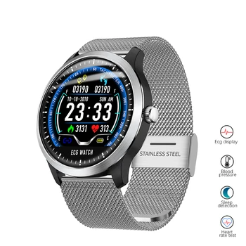 

2019 New ECG + PPG Smart Watch Men IP67 Waterproof Sport Watch Heart Rate Monitor Blood Pressure Smartwatch for Aged Men Women