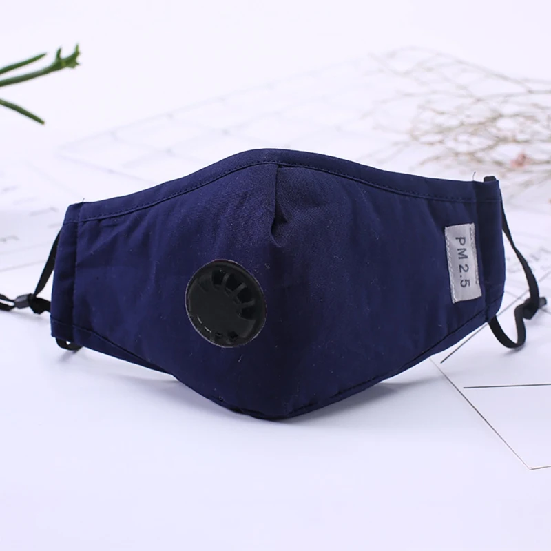 

VIP Cotton PM2.5 Black mouth Mask Anti Haze Anti-dust Mask Activated Carbon Filter Respirator Pollution proof Dust Face masks