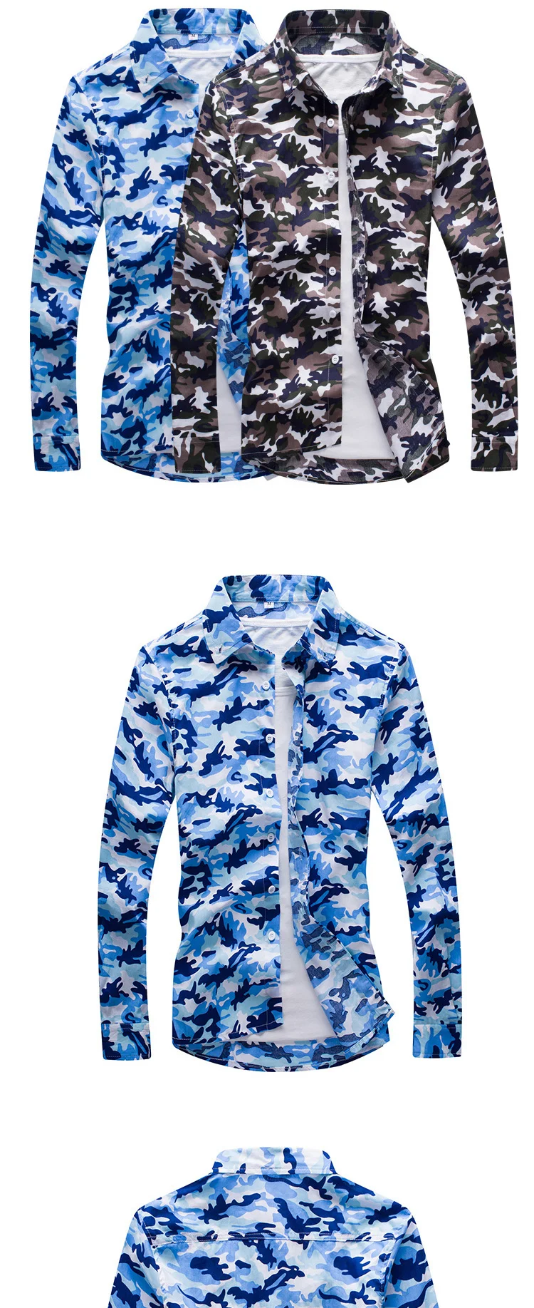 Новая модная рубашка с длинными рукавами, 5XL, 6XL, 7XL, 8XL, большой размер, Повседневная рубашка, камуфляжная, с принтом, Пляжная, английская, тонкая рубашка