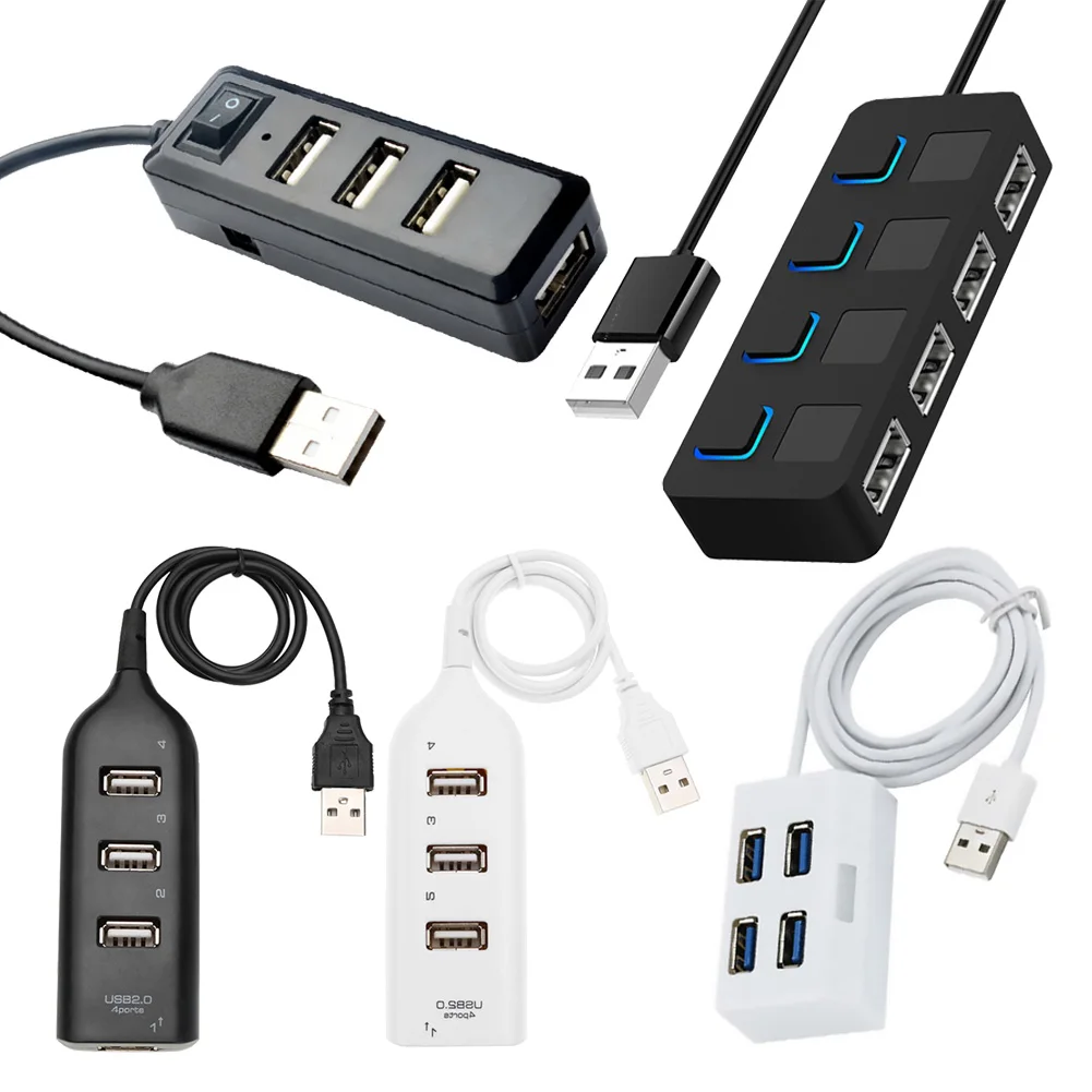 USB-разветвитель с 4 портами и поддержкой USB 2 0 | Компьютеры офис