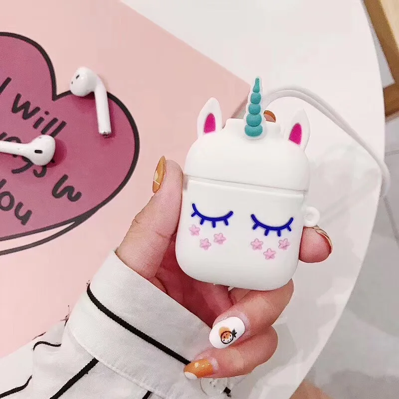 Для air pods 2 i12 tws i10 i11 i7s i9s i60 для AirPods чехол милый для AirPods i30 мультяшный чехол Bluetooth наушники силиконовый чехол - Цвет: A12