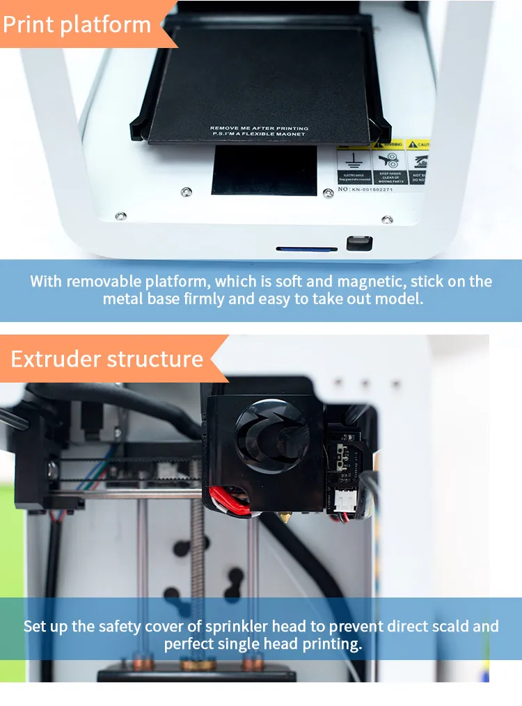 CreateBot красочные супермини 3d принтер сенсорный экран металлический чехол 3d принтер высокая точность 3D Drucker Impresora 3D