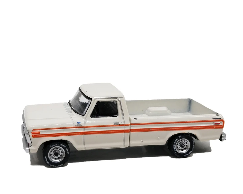 

Greenlight 1:64 Ford F-250 1979 Explorer White / Orange No Box