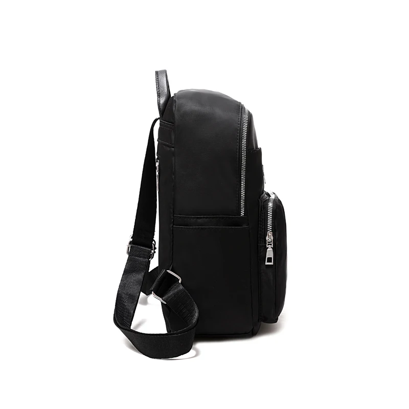 New waterproof nylon women backpack school bags with zippers for teenagers girls roomy backpack female multifunctional backpack