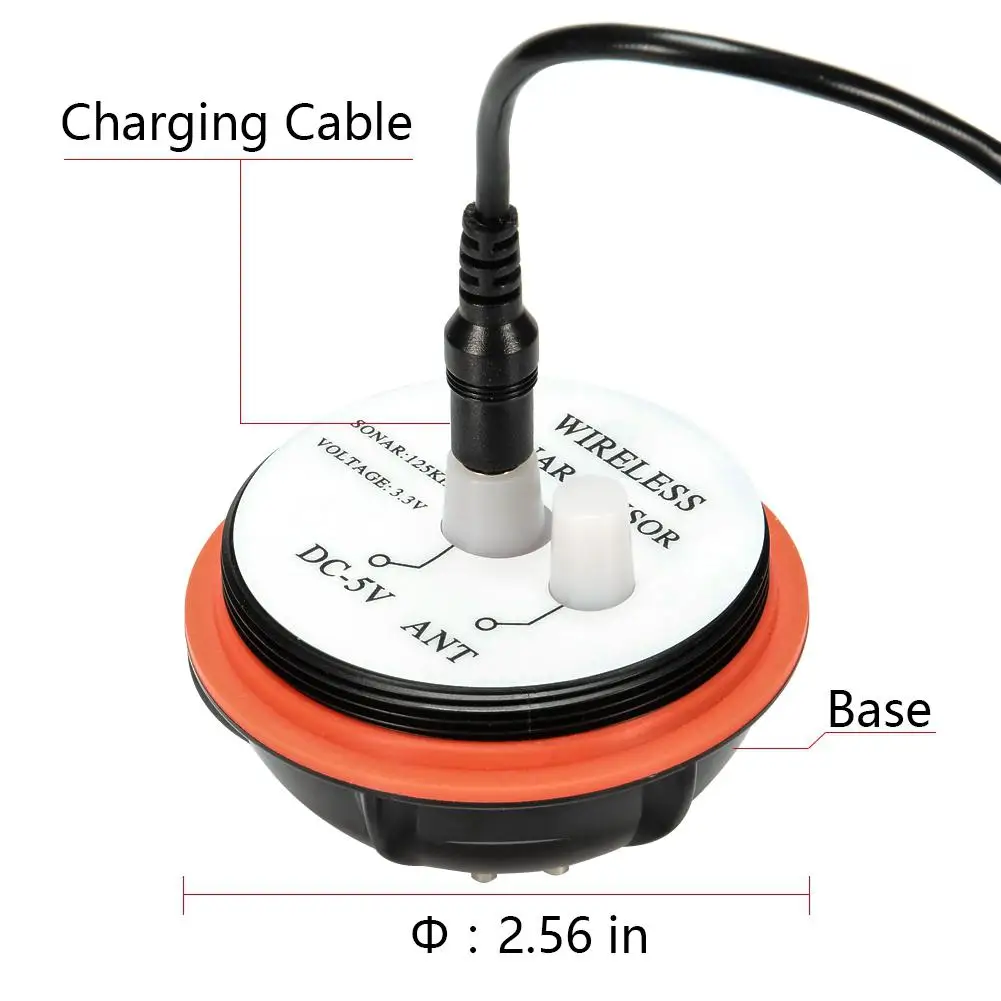  HobbyLane Smart Portable Depth Fish Finder with 100 M Wireless Sonar Sensor Echo Sounder Fishfinder