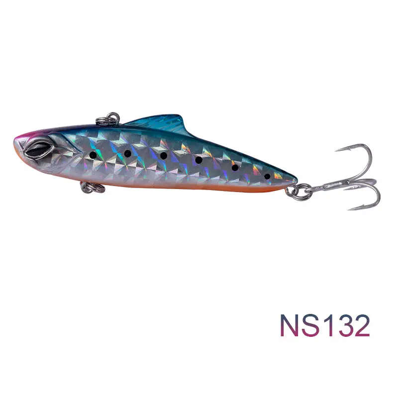 Noeby NBL9499 Тонущая зимняя VIB погремушка твердая приманка для рыбалки воблер 85 мм 24,5 г для баса щуки - Color: NS132
