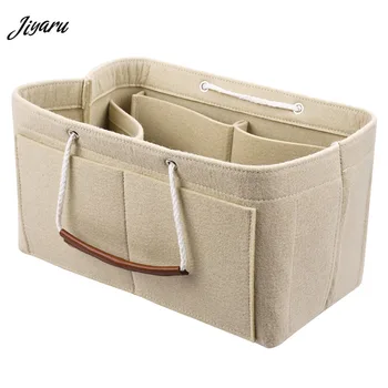 

For SPEEDY 25 30 35 Insert Bag Organizer Portable Cosmetic Bags Felt Cloth Makeup Handbag Organizer Travel Inner Purse