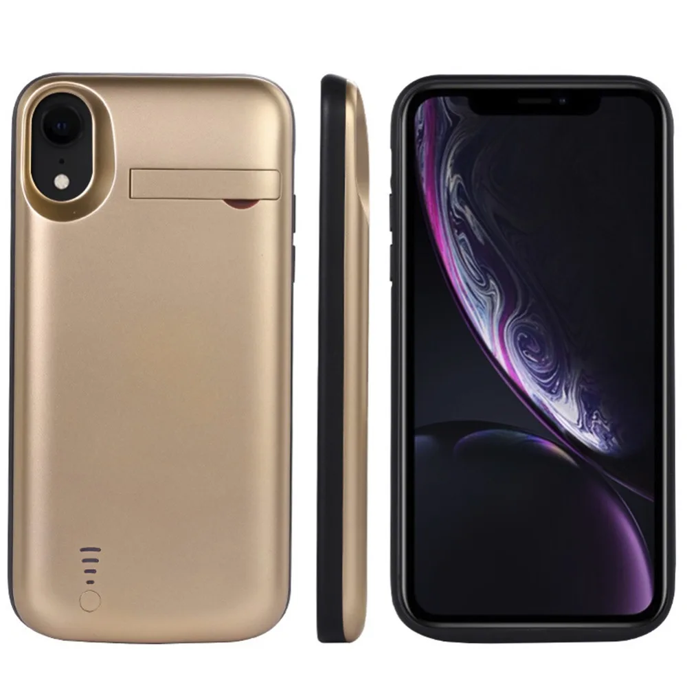 5000/6000 мАч чехол для зарядного устройства для iPhone X XS ударопрочный чехол для зарядного устройства резервного копирования Подставка для зарядки iPhone XR XS Max