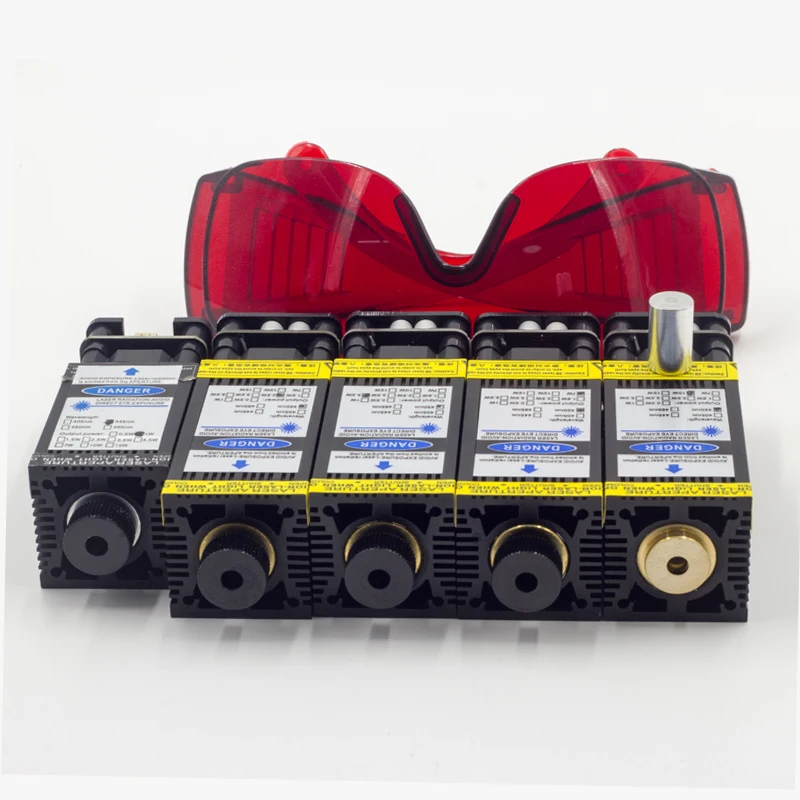 Лазерный модуль для фрезерного станка с ЧПУ 12 В постоянного тока TTL PWM 1 Вт 2 5 7 10